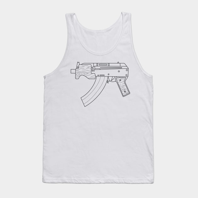 AK 47 Tank Top by GALLO-X